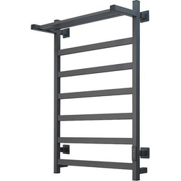 Полотенцесушитель электрический Тругор Пэк сп 20 кв с полкой П7 500х800 мм (возможность скрытого подключения) 00-00047126, графит - фото 