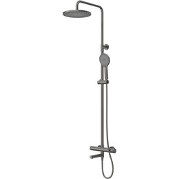 Душевая стойка Cezares RELAX-CVD-GM, оружейная сталь - фото 