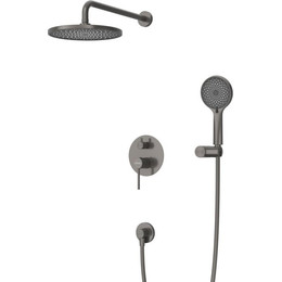 Душевая система для душа Cezares RELAX-DSET-GM, оружейная сталь, Цвет производителя: оружейная сталь - фото 