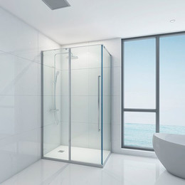 Душевое ограждение Mirsant Next 120х90 см хром/прозрачное - фото 