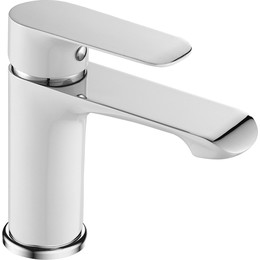 Смеситель для раковины Sole Tahoe S041WC, хром белый - фото 