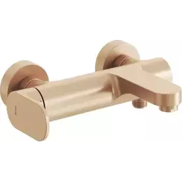 Смеситель для ванны Ravak EL 022.60RGB X070367, розовое золото - фото 