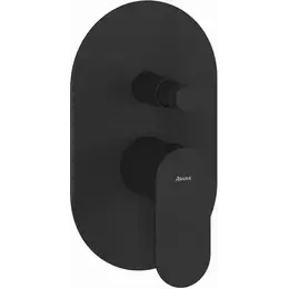 Смеситель для ванны Ravak Eleganta EL 061.20BLM.O2 X070298, чёрный матовый - фото 