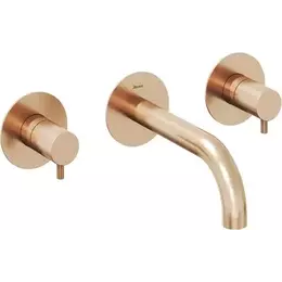 Смеситель для ванны Ravak Espirit ES 021.60RGB.O1 X070351 (со скрытой частью), розовое золото - фото 