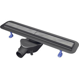 Трап Royal Thermo Compact Line Basic 60 см RT_1583526 (под плитку), Цвет производителя: чёрный, Размер трапа: 600 - фото 