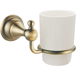 Стакан для зубных щеток Azario Elvia AZ-91106Q, цвет бронза - фото 