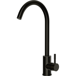 Смеситель для кухни Cersanit Como A68243, чёрный - фото 