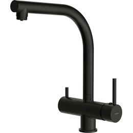 Смеситель для кухни Cersanit Crea A68223, чёрный - фото 