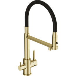 Смеситель для кухни Cersanit Zen A68251, золото - фото 