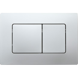 Кнопка смыва Veconi Flush FLV8-CM, хром матовый - фото 