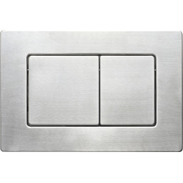 Кнопка смыва Veconi Flush FLV9-S, сталь брашинг - фото 