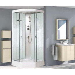 Душевая кабина Niagara 90x90 см 23060154, белый/узор - фото 