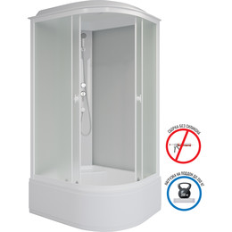 Душевая кабина Niagara 110x80 см P110/80/40L/MT, белый/матовое - фото 