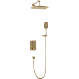 Душевая система для душа Veconi VE-510-G-C4, брашированное золото, Цвет производителя: брашированное золото - фото 
