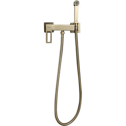 Набор для гигиенического душа Gappo G17-3 G2017-3, золото сатин, Цвет производителя: золото сатин - фото 