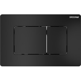 Кнопка смыва Grossman Classic 700.K31.04.21M.21M, чёрный матовый - фото 