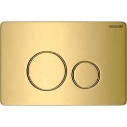 Кнопка смыва Grossman Style 700.K31.05.30M.30M, золото глянцевое - фото 