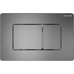 Кнопка смыва Grossman Classic 700.K31.04.42M.42MRUS, графит сатиновый - фото 