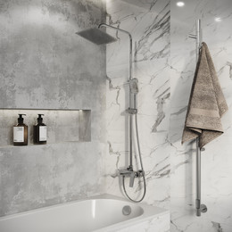 Душевая стойка Grossman Cosmo 500.K35.02.100, Цвет производителя: хром - фото 