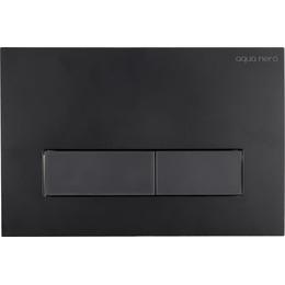 Кнопка смыва AN-1, чёрный матовый - фото 