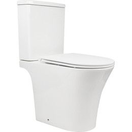 Унитаз-компакт безободковый AN Star с крышкой микролифт - фото 