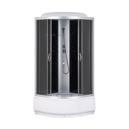 Душевая кабина Taliente 90x90 см TA-9090G, хром/тонированное - фото 