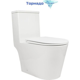 Унитаз-моноблок AN Rain с крышкой микролифт (система смыва Торнадо) - фото 