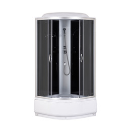 Душевая кабина Taliente 80x80 см TA-8080G, хром/тонированное - фото 