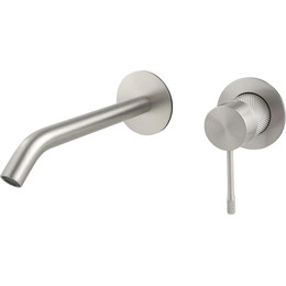 Смеситель для раковины настенный Allen Brau Priority 4.0 5.31C03-BN (со скрытой частью) никель - фото 