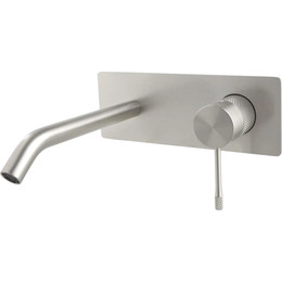 Смеситель для раковины настенный Allen Brau Priority 4.0 5.31D03-BN (со скрытой частью) никель - фото 