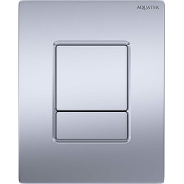 Кнопка смыва Aquatek Pneumo N PNN-0000003, хром матовый - фото 