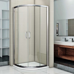 Душевое ограждение Bas Infinity R-100-C-CH 100х100 см, хром/прозрачное - фото 