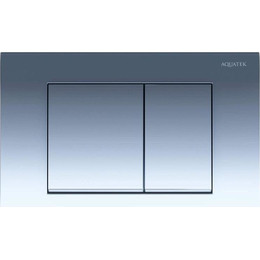 Кнопка смыва Aquatek PNS-0000002, хром глянцевый - фото 