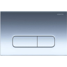 Кнопка смыва Aquatek PNS-0000007, хром глянцевый - фото 
