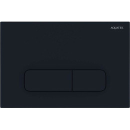 Кнопка смыва Aquatek PNS-0000010, чёрный матовый - фото 