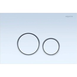 Кнопка смыва Aquatek PNS-0000011, белый глянцевый - фото 