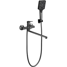 Смеситель для ванны Belz B22715-3, оружейная сталь - фото 