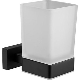 Стакан для зубных щеток Belz B90306, чёрный матовый - фото 