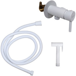 Набор для гигиенического душа Loranto LR80544000 (со скрытой частью) белый - фото 