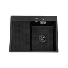 Кухонная мойка Diadonna DS6350BL-R, чёрный - фото 