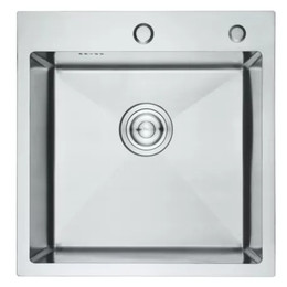 Кухонная мойка Gerhans K34550 1 мм, сатин - фото 