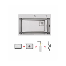 Кухонная мойка Gerhans K37246 1 мм, сатин - фото 