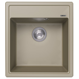 Кухонная мойка Abber Quarz AQ2901S, песочный - фото 