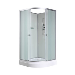 Душевая кабина Avacan 90x90 см D2090N, хром/матовое (безсиликоновая сборка) - фото 