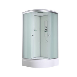 Душевая кабина Avacan 90x90 см D3090, хром/матовое (безсиликоновая сборка) - фото 