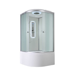 Гидробокс Avacan 90x90 см D5090LED, хром/матовое (безсиликоновая сборка) - фото 