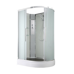 Душевая кабина Avacan 120x90 см EM2912LN, хром/прозрачное (безсиликоновая сборка) - фото 