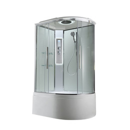 Гидробокс Avacan 110x80 см EM5811LLEDT, хром/прозрачное (безсиликоновая сборка) - фото 