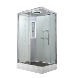 Гидробокс Avacan 120x90 см K2012LED, хром/прозрачное (безсиликоновая сборка) - фото 