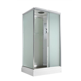 Душевая кабина Avacan 120x90 см KD2912, хром/матовое (безсиликоновая сборка) - фото 